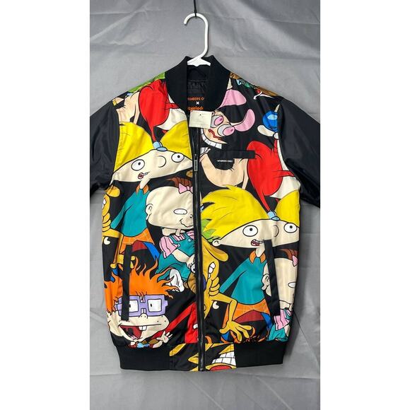 Members Only Nickelodeon  bomber jacket XS Rugrats
Hey Arnold Ren Stumpy CatDog - Picture 12 of 14